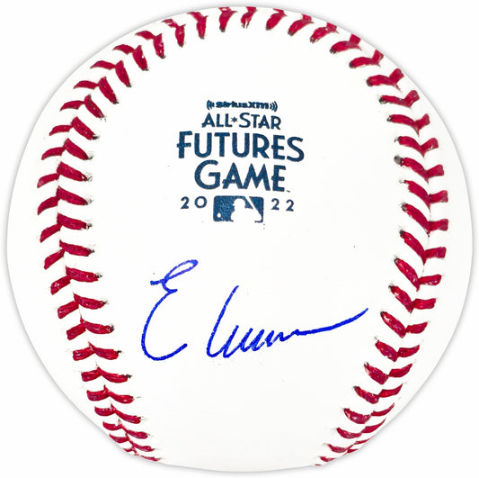 Elly De La Cruz Autographed 2022 Futures Game Logo MLB Baseball with Beckett Certification